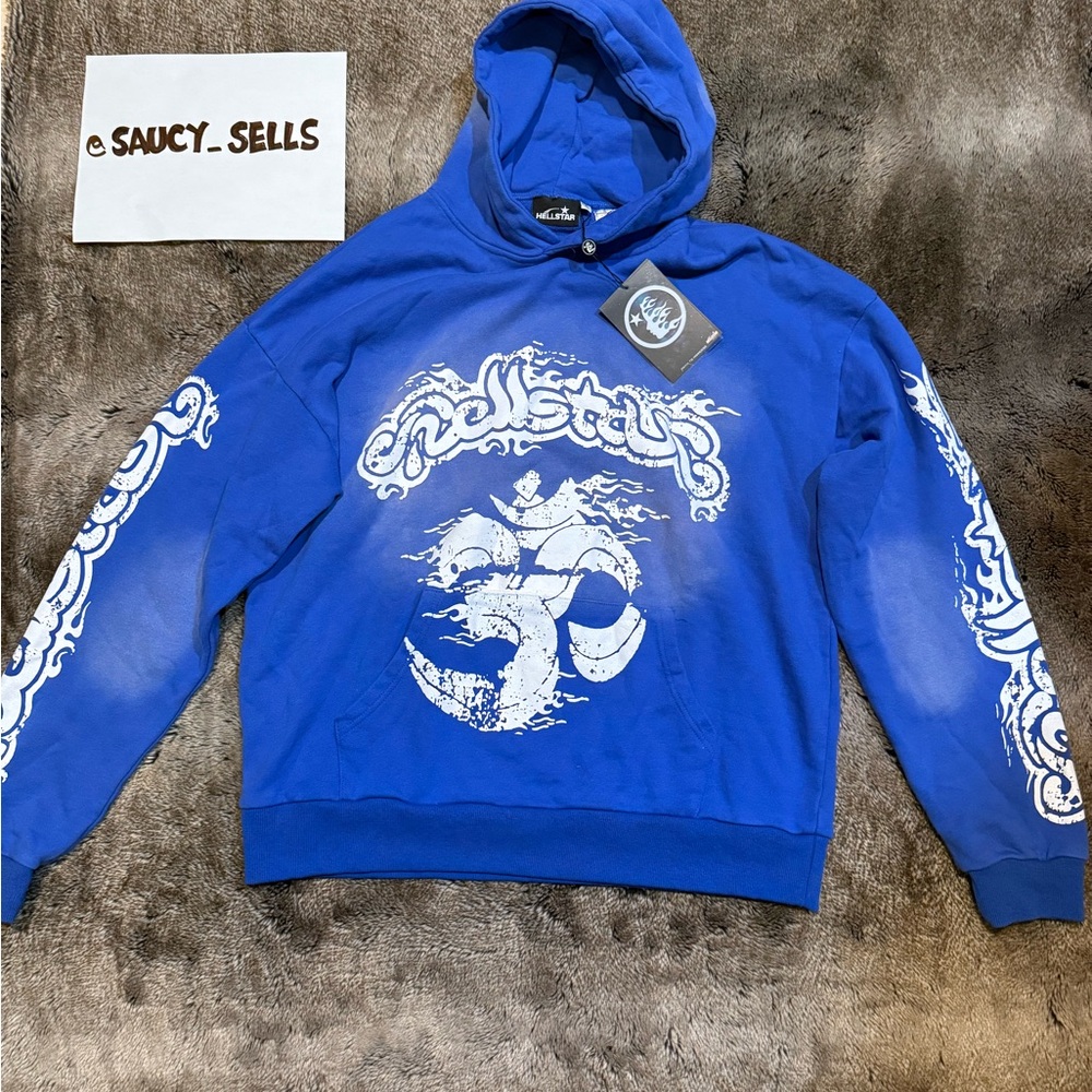 Blue Hellstar Hoodie